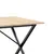 Produktbild 7 för Matbord X-ram 180x90x75 cm massiv furu och stål