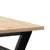 Produktbild 7 för Soffbord Y-ram 80x80x45 cm massiv furu och gjutjärn