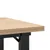 Produktbild 7 för Soffbord O-ram 40x40x35,5 cm massiv furu och gjutjärn