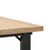 Produktbild 7 för Soffbord O-ram 70x70x40,5 cm massiv furu och gjutjärn