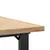 Produktbild 7 för Soffbord O-ram 90x90x45,5 cm massiv furu och gjutjärn