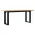 Produktbild 2 för Soffbord O-ram 110x40x45,5 cm massiv furu och gjutjärn