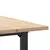 Produktbild 7 för Matbord O-ram 80x80x75,5 cm massiv furu och gjutjärn