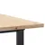 Produktbild 7 för Matbord O-ram 160x80x75,5 cm massiv furu och gjutjärn