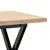 Produktbild 7 för Soffbord X-ram 100x50x45,5 cm massiv furu och stål