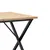 Produktbild 7 för Matbord X-ram 80x80x75,5 cm massiv furu och stål