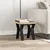 Produktbild 3 för Soffbord Y-ram 50x50x35,5 cm massiv furu och gjutjärn