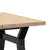 Produktbild 7 för Soffbord Y-ram 70x70x40,5 cm massiv furu och gjutjärn