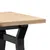 Produktbild 7 för Soffbord Y-ram 80x50x40,5 cm massiv furu och gjutjärn