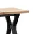 Produktbild 7 för Soffbord Y-ram 110x40x45,5 cm massiv furu och stål