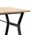 Produktbild 7 för Matbord Y-ram 180x90x75,5 cm massiv furu och gjutjärn