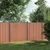 Produktbild 3 för Staketpanel brun 353x186 cm WPC