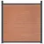 Produktbild 5 för Staketpanel brun 353x186 cm WPC