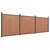 Produktbild 2 för Staketpanel brun 526x186 cm WPC