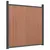 Produktbild 4 för Staketpanel brun 526x186 cm WPC