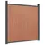 Produktbild 7 för Staketpanel brun 526x186 cm WPC