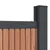 Produktbild 9 för Staketpanel brun 526x186 cm WPC