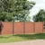 Produktbild 3 för Staketpanel brun 699x186 cm WPC