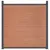 Produktbild 5 för Staketpanel brun 1045x186 cm WPC