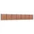 Produktbild 2 för Staketpanel brun 1218x186 cm WPC