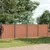 Produktbild 3 för Staketpanel brun 1218x186 cm WPC