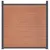 Produktbild 5 för Staketpanel brun 1218x186 cm WPC