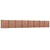 Produktbild 2 för Staketpanel brun 1391x186 cm WPC