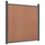 Produktbild 4 för Staketpanel brun 1391x186 cm WPC