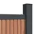 Produktbild 9 för Staketpanel brun 1564x186 cm WPC