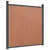 Produktbild 7 för Staketpanel brun 1737x186 cm WPC