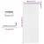 Produktbild 5 för Myggdraperi för dörr 80x201 cm aluminium