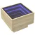 Produktbild 3 för Soffbord med LEDs sonoma-ek 40x40x30 cm konstruerat trä