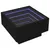 Produktbild 3 för Soffbord med LEDs svart 50x50x30 cm konstruerat trä