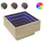 Produktbild 2 för Soffbord med LEDs sonoma-ek 50x50x30 cm konstruerat trä