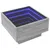 Produktbild 3 för Soffbord med LEDs grå sonoma 50x50x30 cm konstruerat trä