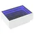 Produktbild 3 för Soffbord med LEDs vit 70x50x30 cm konstruerat trä