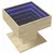 Produktbild 3 för Soffbord med LEDs sonoma-ek 50x50x45 cm konstruerat trä