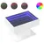 Produktbild 2 för Soffbord med LEDs vit 70x50x45 cm konstruerat trä