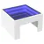 Produktbild 3 för Soffbord med Infinity LEDs vit 50x50x30 cm