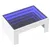 Produktbild 3 för Soffbord med Infinity LEDs vit 70x50x30 cm