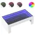 Produktbild 2 för Soffbord med Infinity LEDs vit 90x50x30 cm