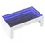 Produktbild 3 för Soffbord med Infinity LEDs vit 90x50x30 cm