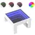 Produktbild 2 för Soffbord med Infinity LEDs vit 50x53x30 cm