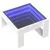 Produktbild 3 för Soffbord med Infinity LEDs vit 50x53x30 cm