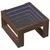Produktbild 3 för Soffbord med Infinity LEDs brun ek 50x53x30 cm