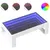 Produktbild 2 för Soffbord med Infinity LEDs vit 90x53x30 cm