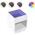 Produktbild 2 för Soffbord med Infinity LEDs vit 40x40x50 cm