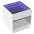 Produktbild 3 för Soffbord med Infinity LEDs vit 50x50x50 cm
