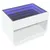 Produktbild 5 för Soffbord med Infinity LEDs vit 70x50x50 cm