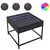 Produktbild 2 för Soffbord med Infinity LEDs svart 50x50x41 cm